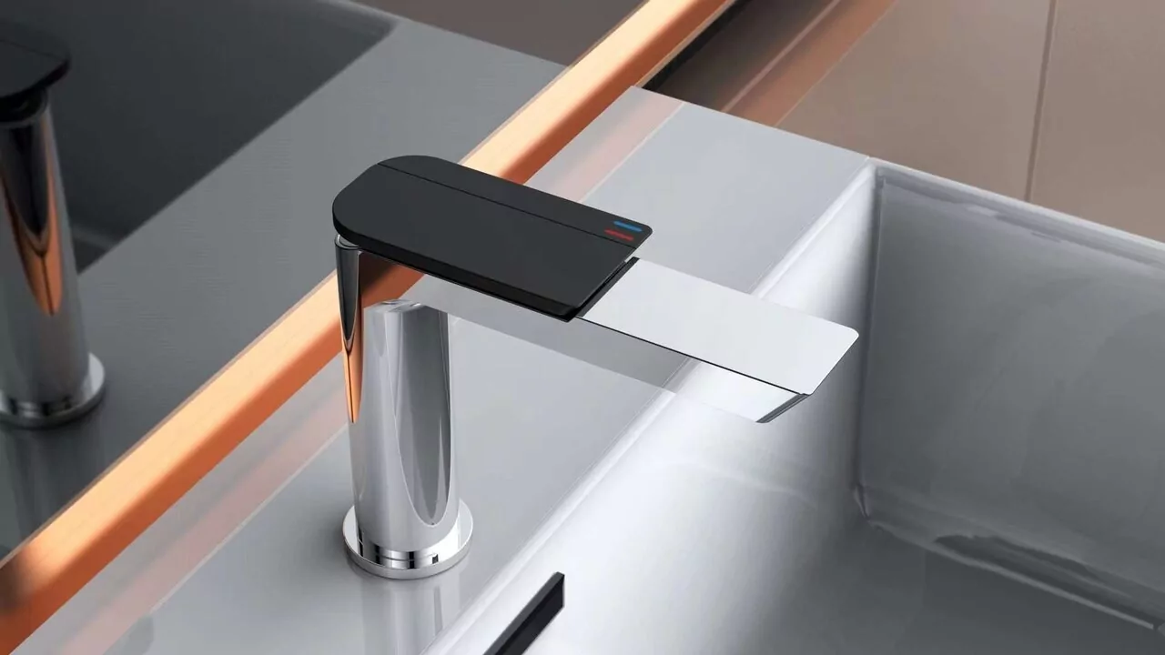 Смеситель для раковины BochMann COMO CB XL BM9631 хром с черным