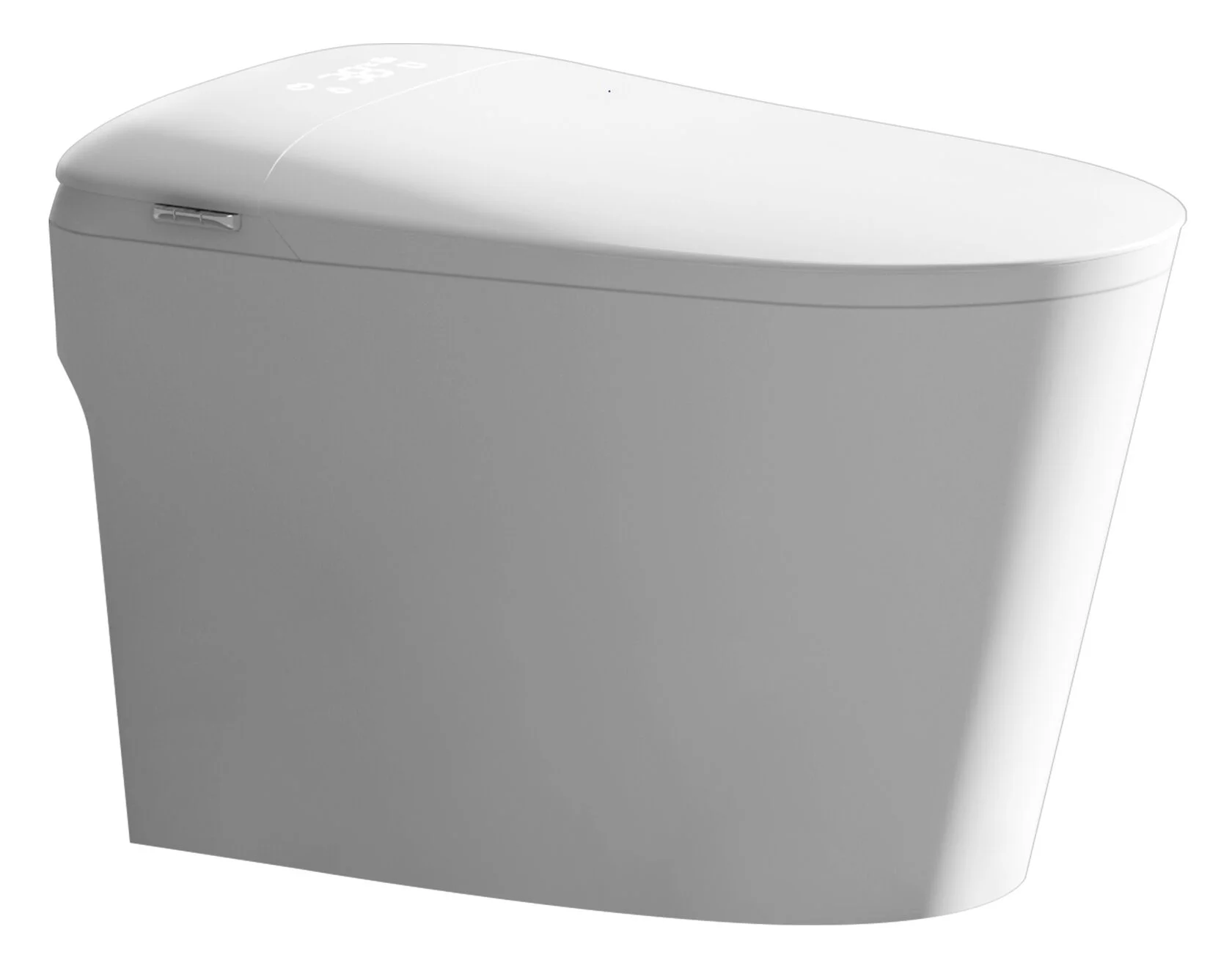 Унитаз SantiLine SL-5036 электронный с биде, напольный, приставной, белый