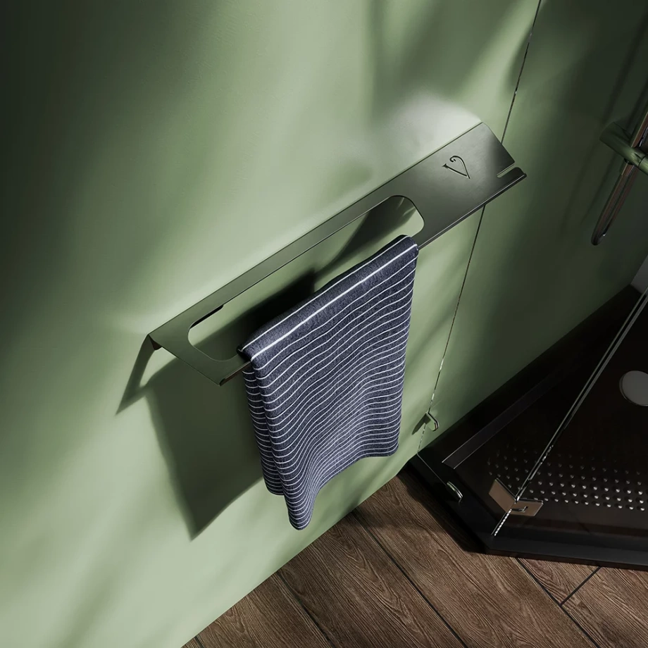 Полка для душевой комнаты Veconi Classico, 508х102х45, графит брашинг