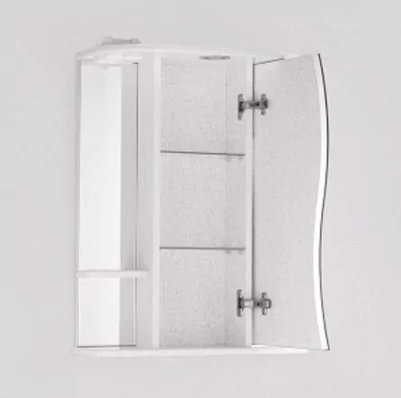 Зеркало-шкаф Style Line Волна Лилия 55/С свет, белый