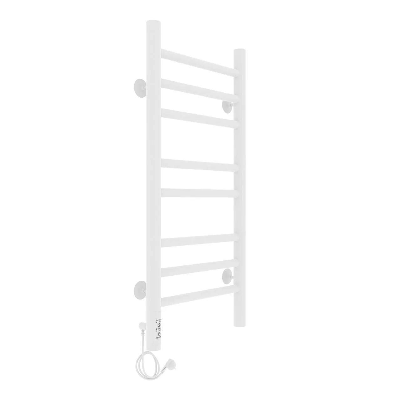 Полотенцесушитель электрический Laris Лаванда ЧК П8 300х700 левый, белый матовый