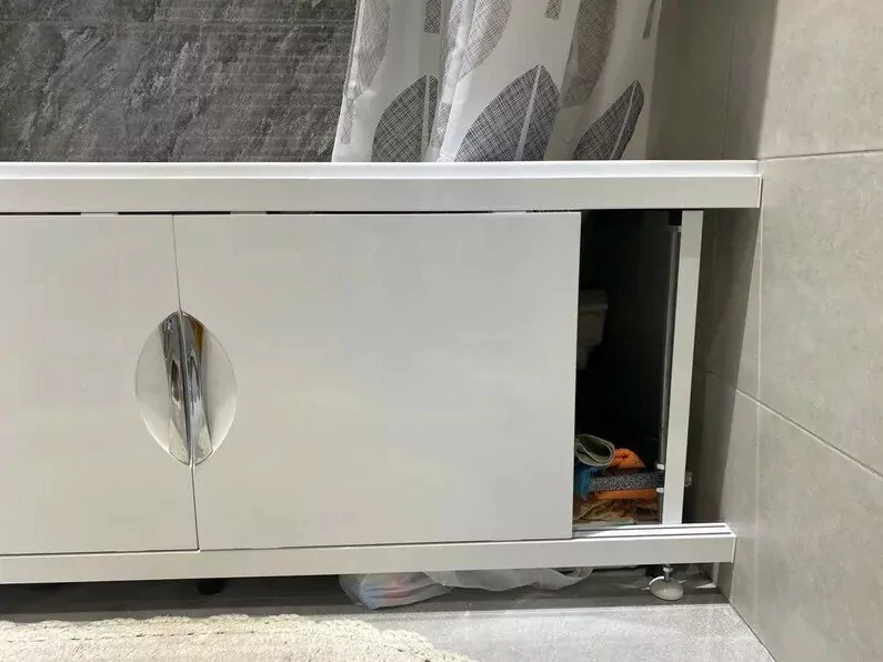 Экран под ванну Alavann Monaco Still 150 раздвижной белый