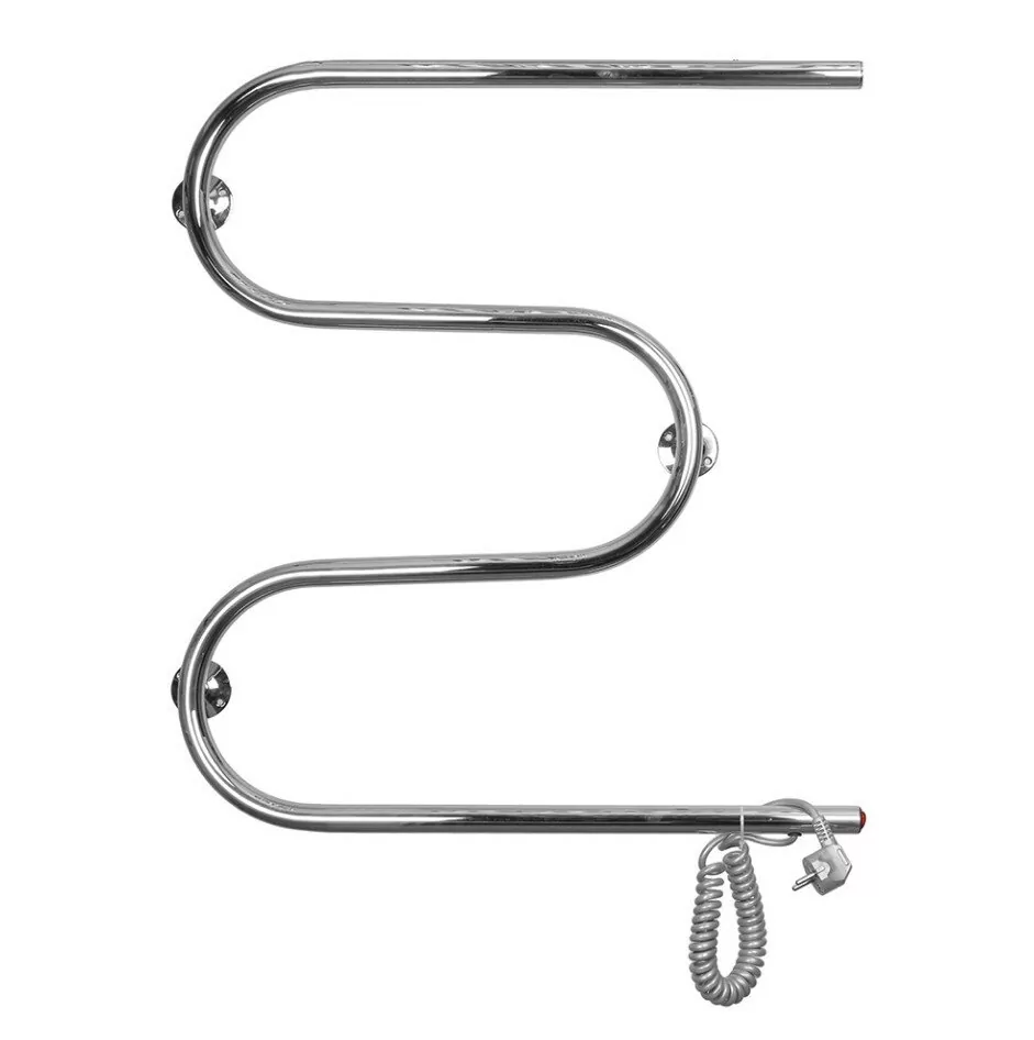 Полотенцесушитель электрический Domoterm 107-25 60х60 R правый, хром