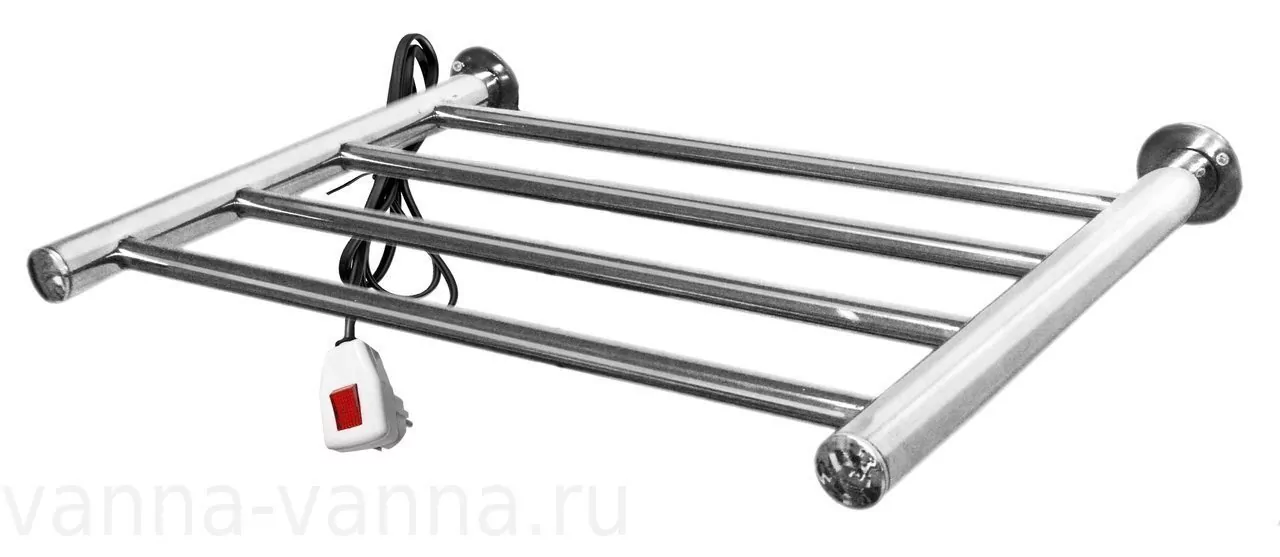 Полотенцесушитель электрический полка Domoterm DMT-Т4-38-53 L левый, хром