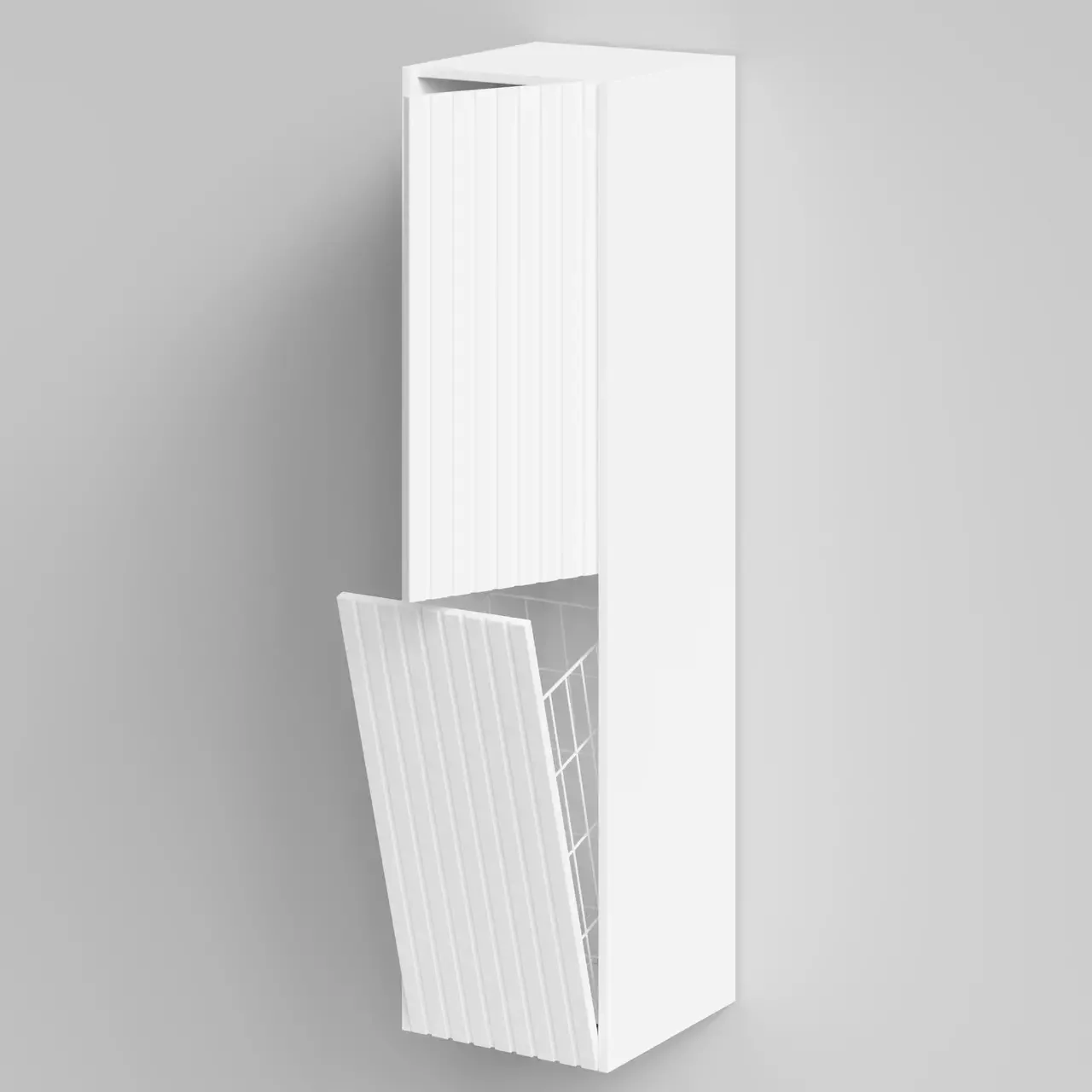 Пенал Vod-ok Тач 35 L/R, с корзиной, подвесной, белый + 13 цветов от магазина Vanna-Vanna.ru!