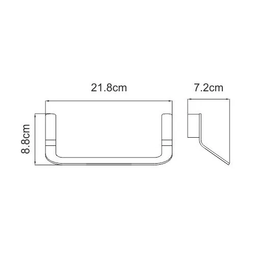 Полотенцедержатель WasserKraft Sauer K-7960 глянцевое золото