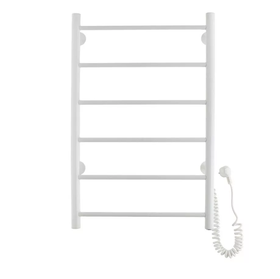 Полотенцесушитель электрический Domoterm Классик DMT 109-6 50х80 EK R правый, белый матовый