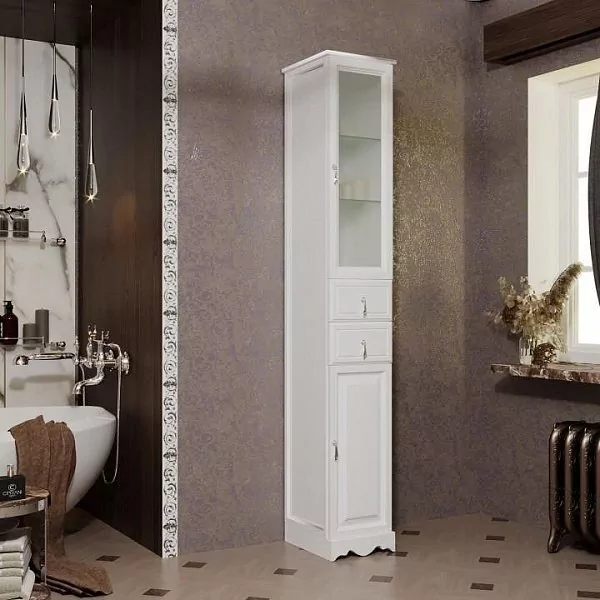 Пенал Opadiris Риспекто 30 R белый матовый