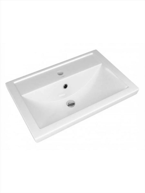 Тумба напольная SanStar Квадро 50 с раковиной Фостер 50 белый