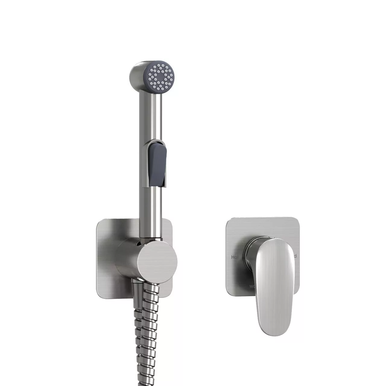 Смеситель с гигиеническим душем WasserKraft Spree A1451.275.100.092 никель