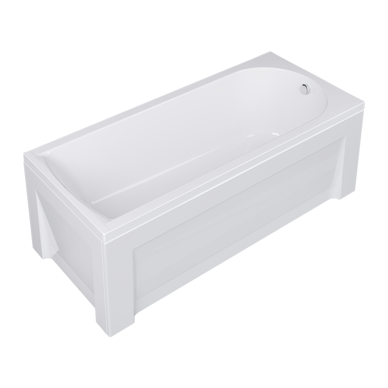 Комплект (3в1) Акриловая ванна TIMO MIKA1870 180*70*58+Каркас+Слив-перелив