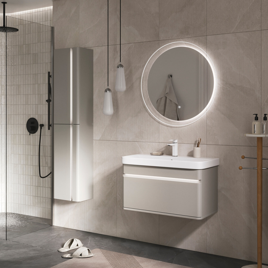 Пенал EQUIL Elegante 36 L/R подвесной амарок/белый Пенал EQUIL Elegante 36 L/R подвесной амарок/белый