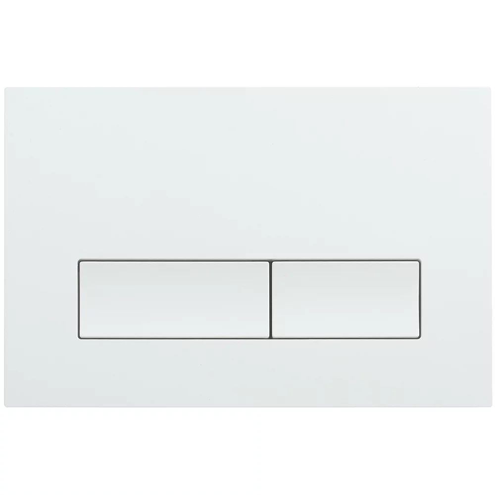 Кнопка смыва Veconi FLUSH V1, FLV1-W, 240х162х9, пластик, белый глянец