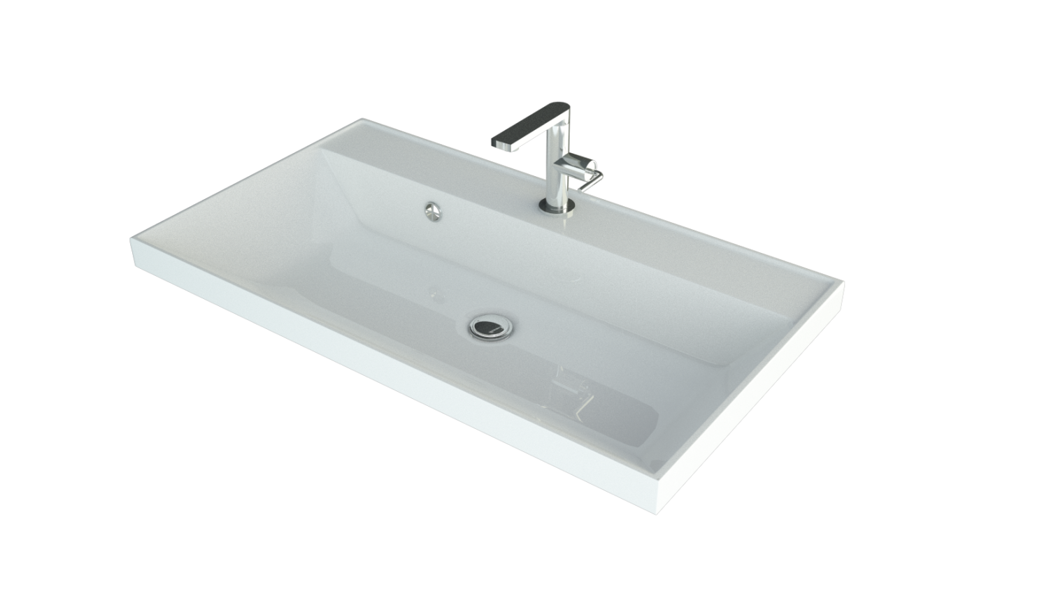 Тумба напольная Style Line Манхэттен 80 Эмаль, с раковиной Asti 80 белый, олива