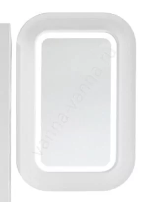 Зеркало Vod-ok Elite Арнелла 60 свет, белый