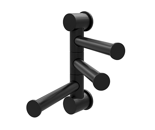 Полотенцедержатель WasserKraft K-1053BLACK черный матовый