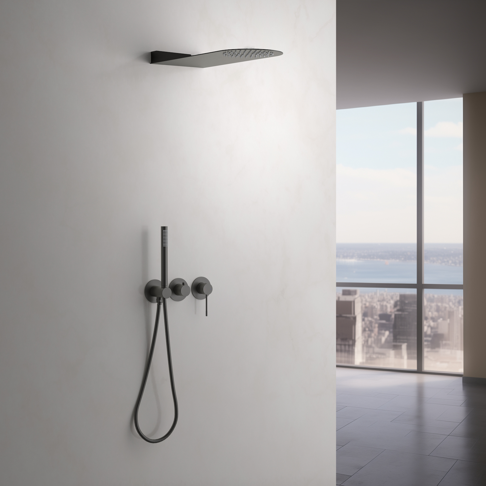 Душевая система встроенная Timo Saona SX-2340/18SM черное золото