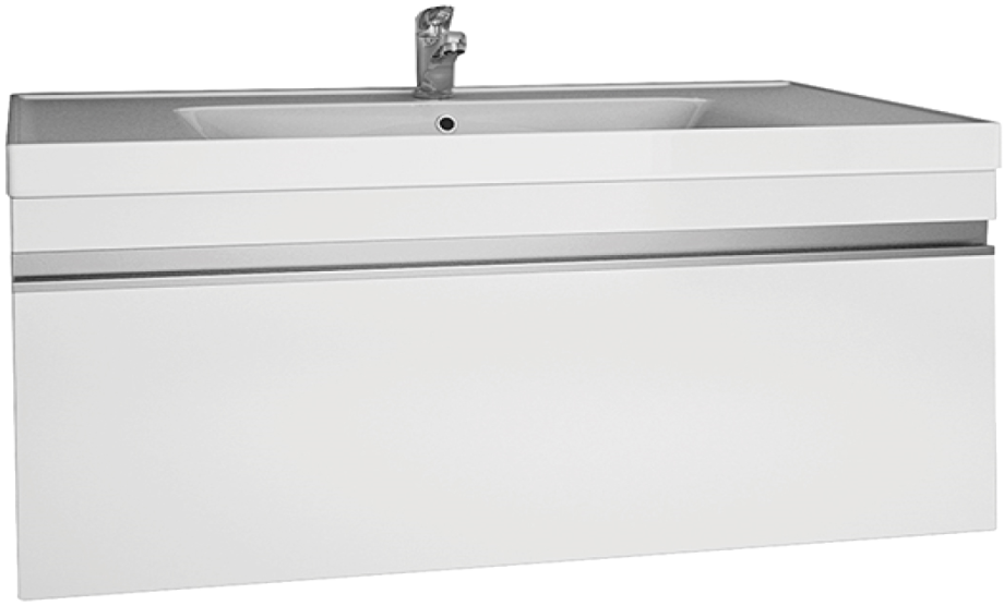 Тумба с раковиной подвесная Dreja Grace 90 см, белый