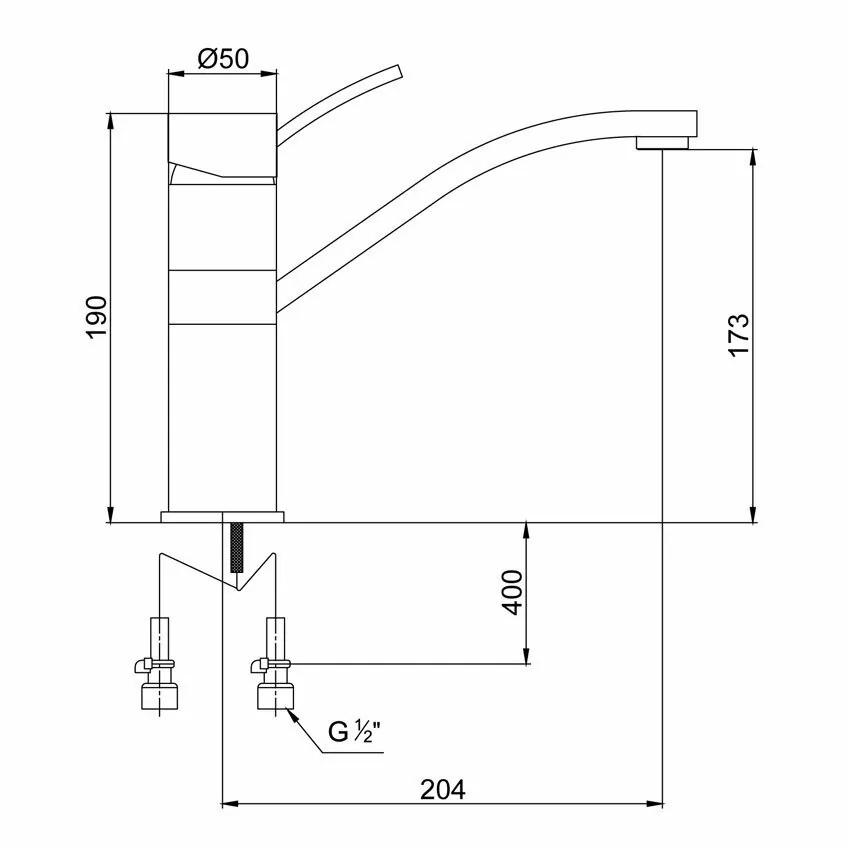 Смеситель для кухни Timo Berta 0303FN antique Антик