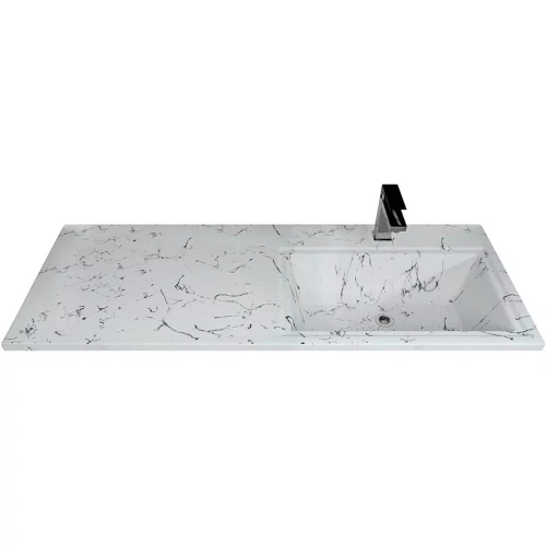 Раковина Stella Polar Мадлен 120 R белый мрамор от магазина Vanna-Vanna.ru!