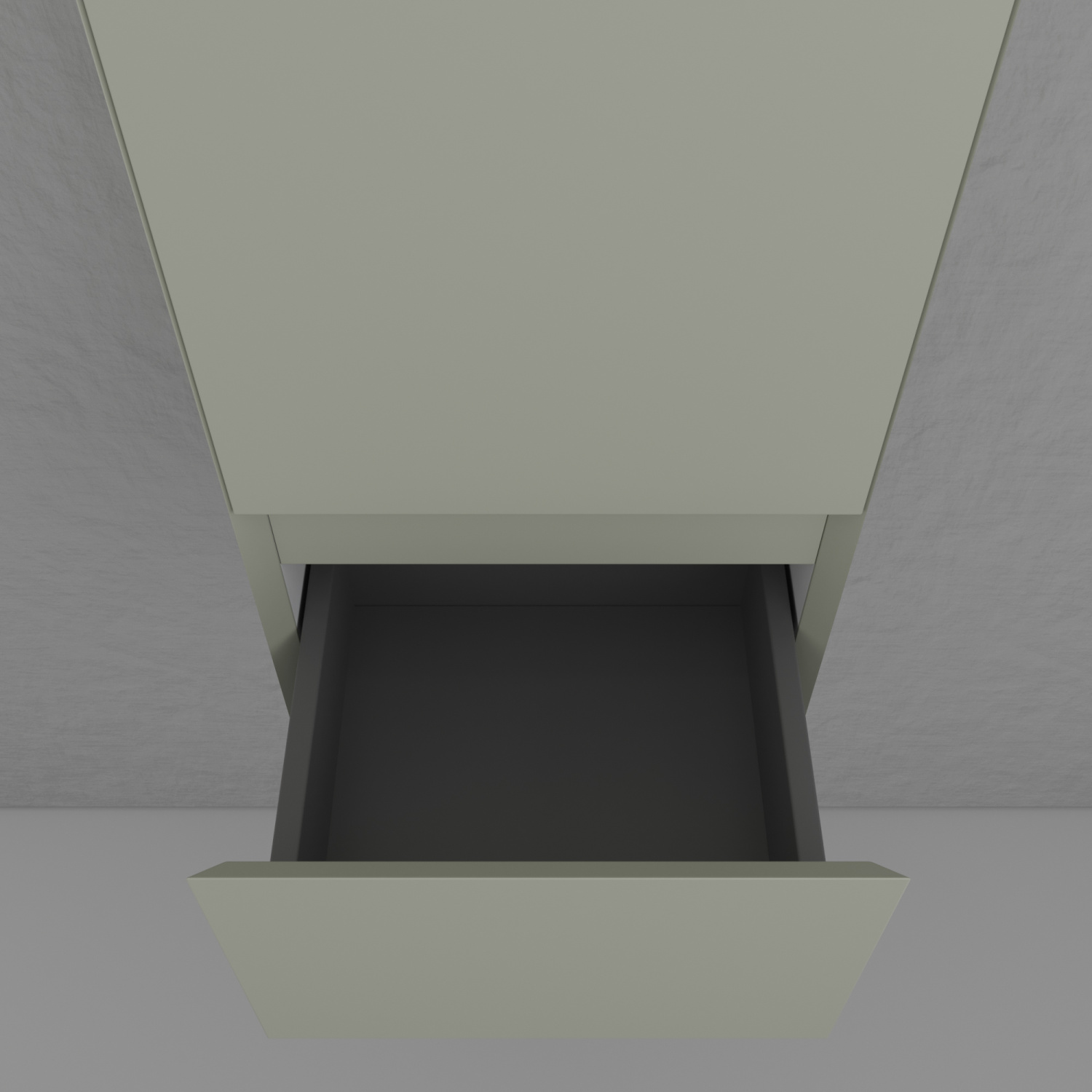 Пенал подвесной Style Line Манхэттен 36, Эмаль, 1 ящик, PLUS, олива