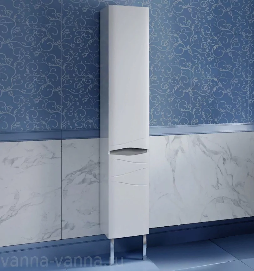 Пенал Alavann Silvia 30 L/R напольный, белый