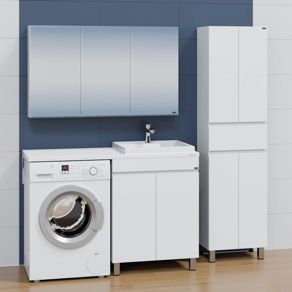 Раковина Санта Юпитер 1300х500 R белая