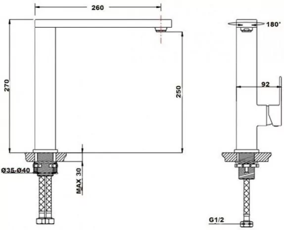 Смеситель для кухни Timo Selene 2066FN chrome хром