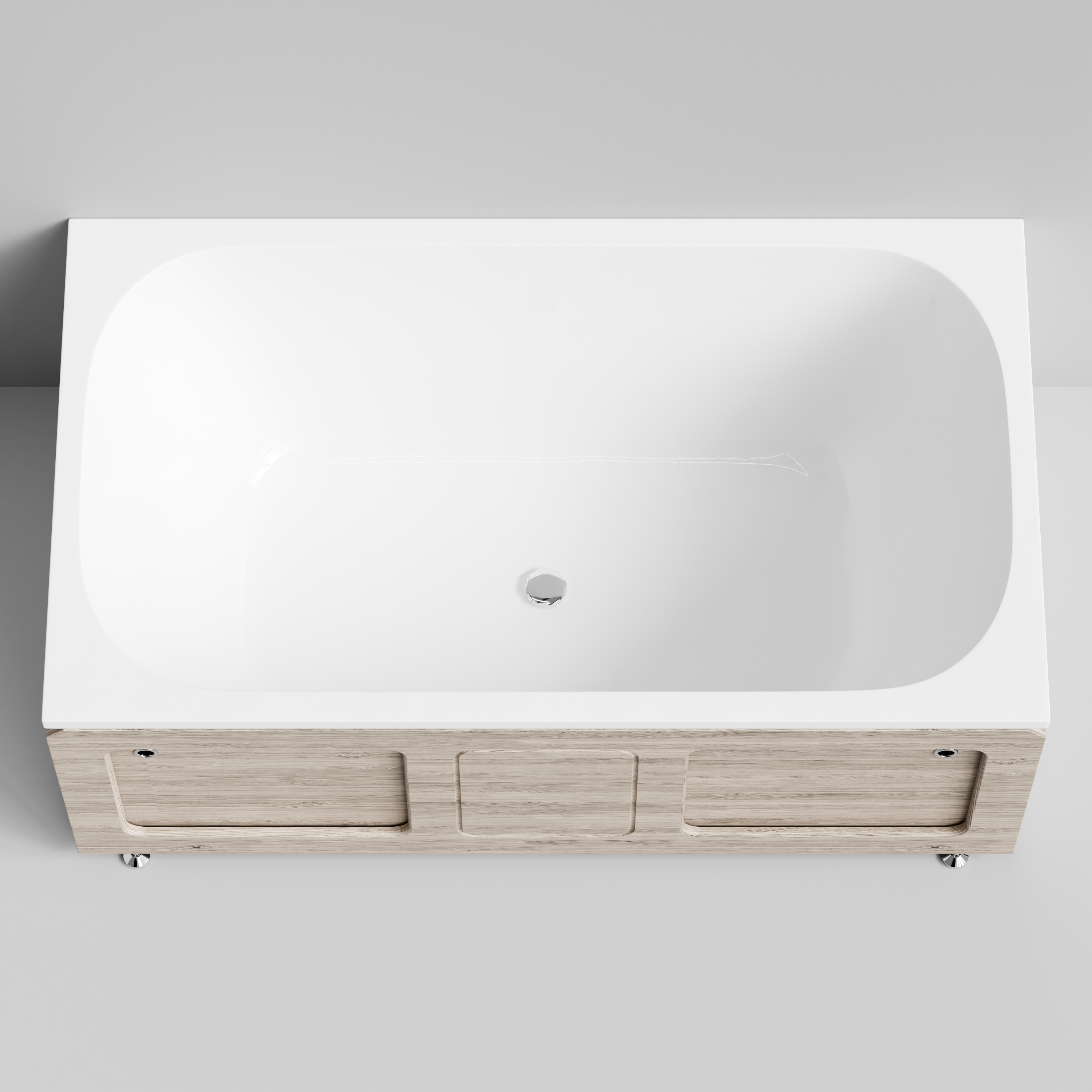 Экран под ванну Vod-ok Хит 150 раздвижной Дубослив ореховый светлый