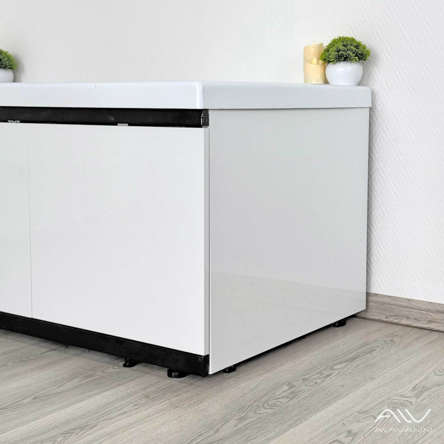 Экран под ванну Alavann Rita 75 торцевой белый