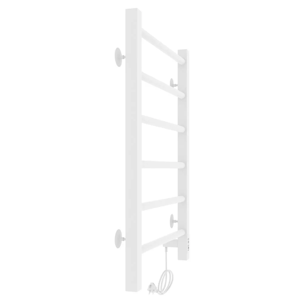 Полотенцесушитель электрический Laris Феличия ЧК П6 400х600 с терморегулятором, правый, белый матовый