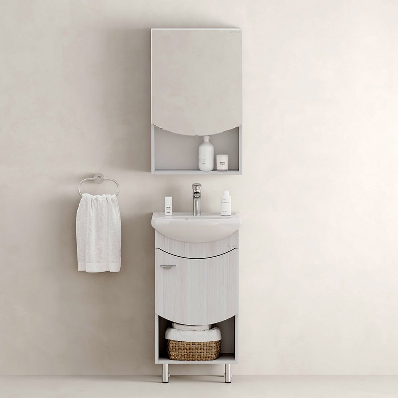 Зеркало-шкаф Onika Селена 45.00 белый