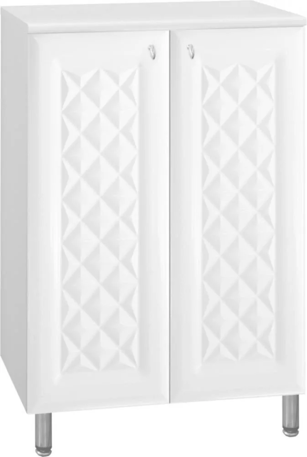 Тумба-комод Style Line Канна 60 Люкс 2 двери, белая