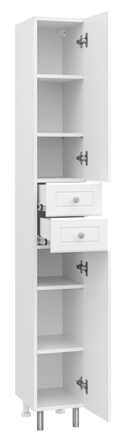 Пенал Misty Мисти 26 напольный, R, белый