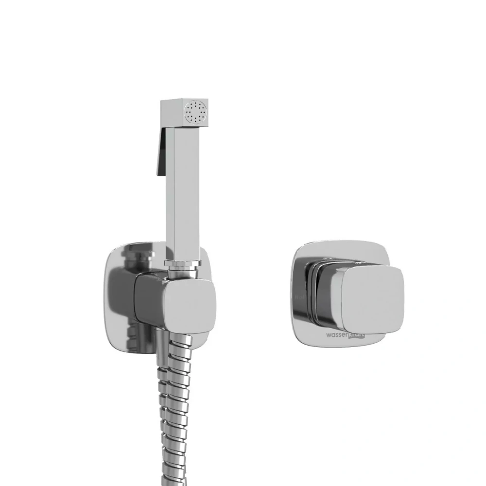 Смеситель с гигиеническим душем WasserKraft Naab A8651.326.057.136 хром от магазина Vanna-Vanna.ru!