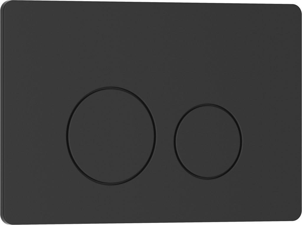 Комплект 2в1 IBERICA BLANCA инсталляция SILENCIO MINI, кнопка смыва INOX-O черный матовый (IB.001M.812)