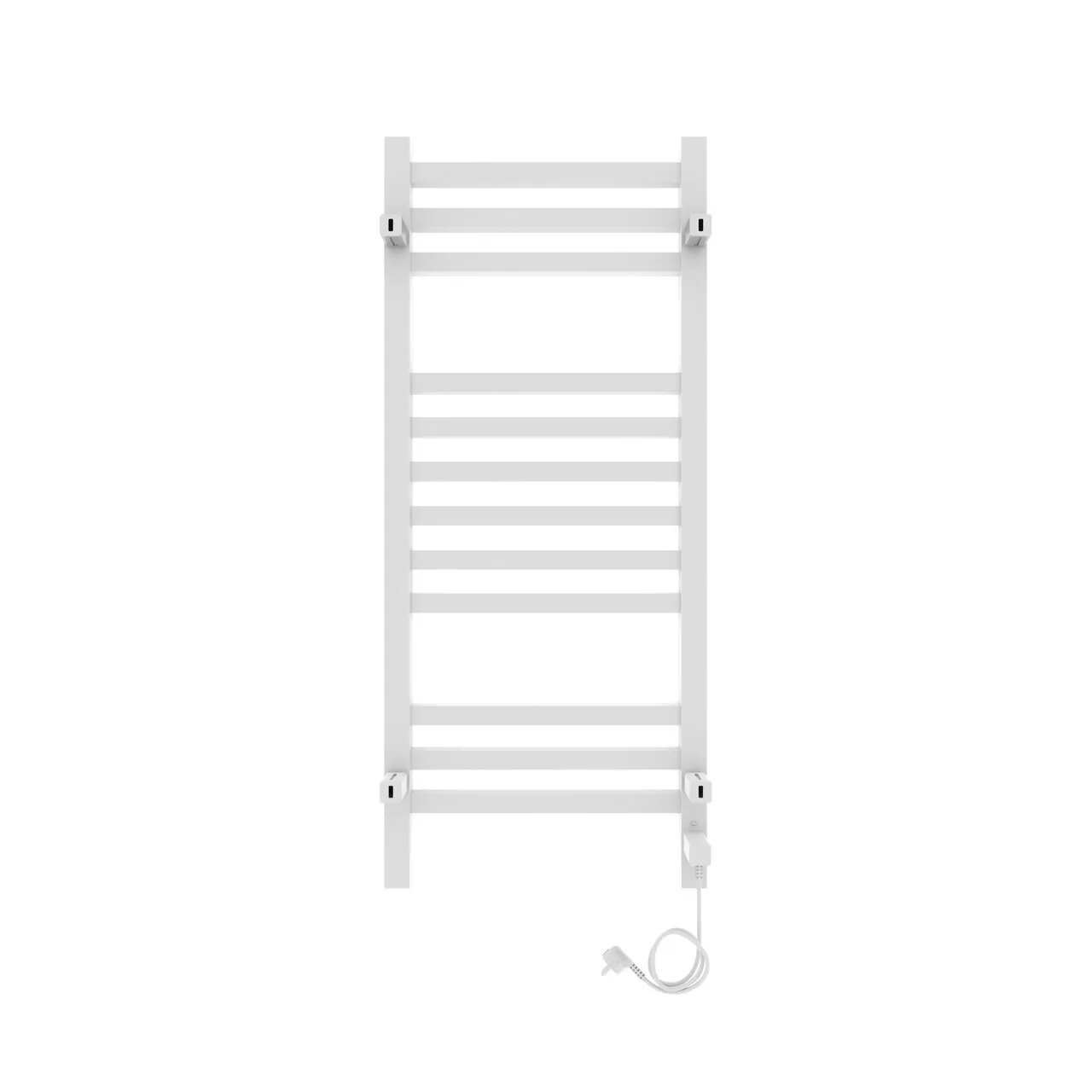 Полотенцесушитель электрический Laris Астор ЧК П12 350х900 с терморегулятором, левый, белый матовый