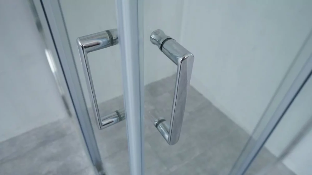 Душевой уголок Timo Altti 611 Clean Glass прозрачный 100х100 квадратный, без поддона, хром от магазина Vanna-Vanna.ru!
