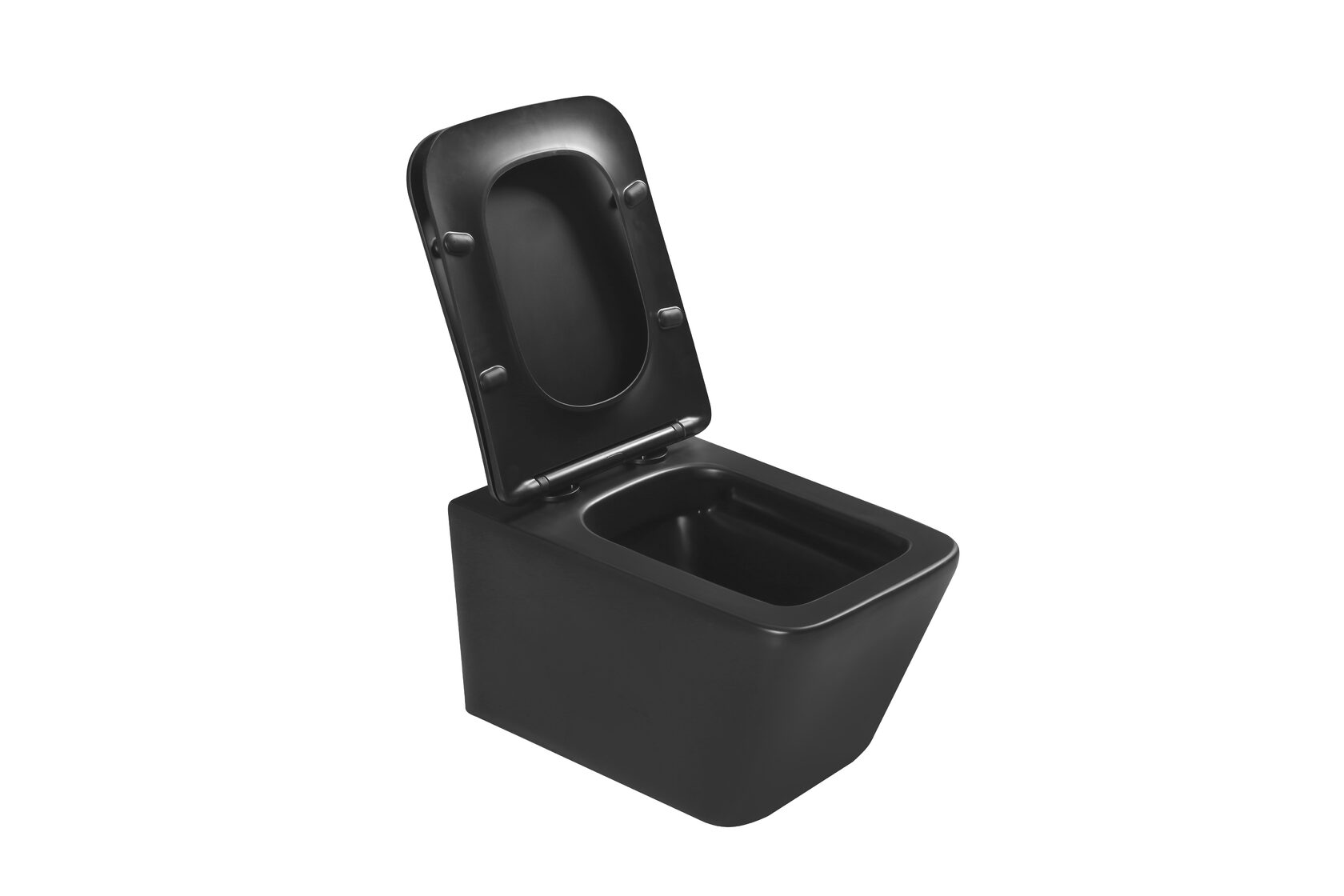 Унитаз SantiLine SL-5004MB подвесной, черный матовый