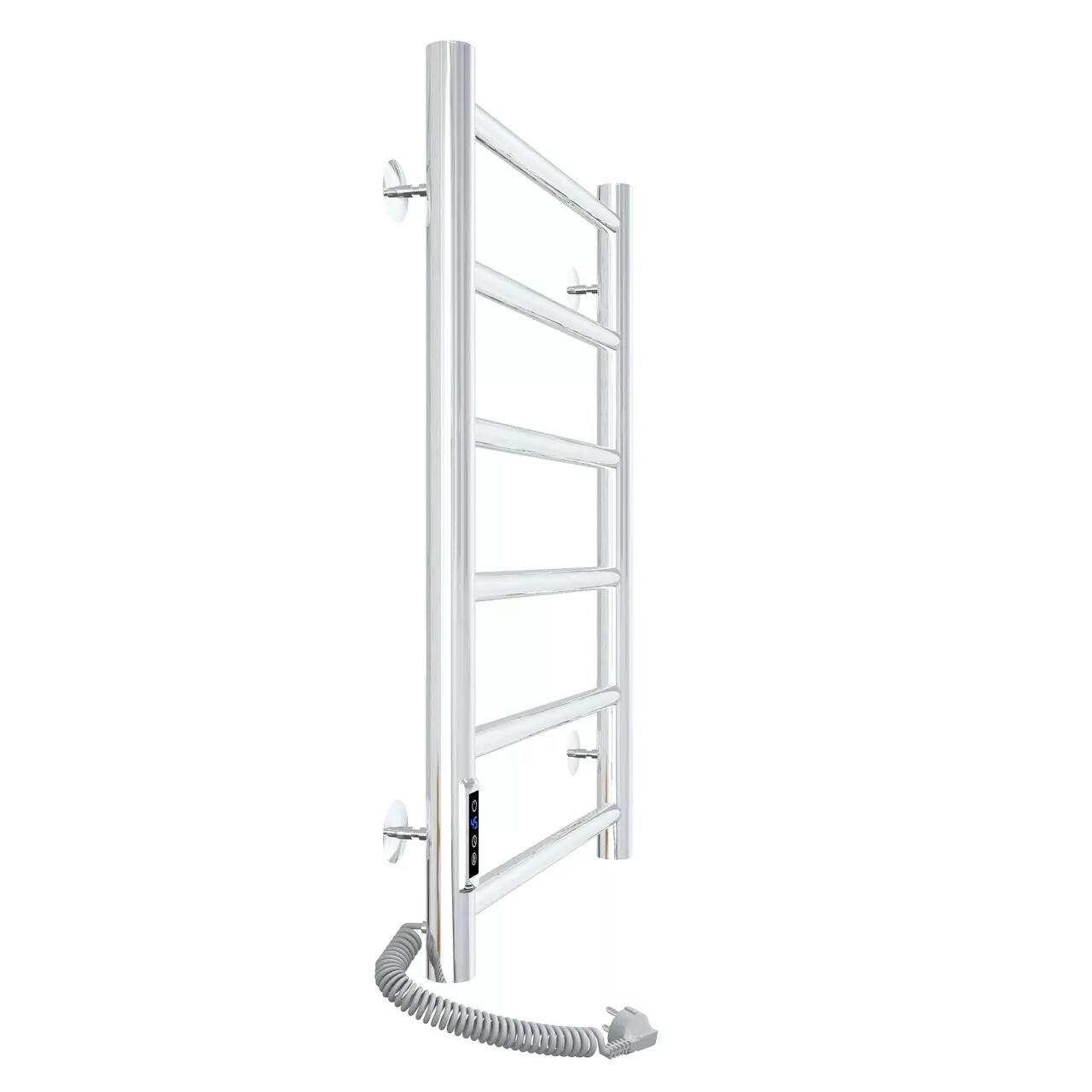 Полотенцесушитель электрический Laris Джаз П6 400х600 с терморегулятором, левый, хром