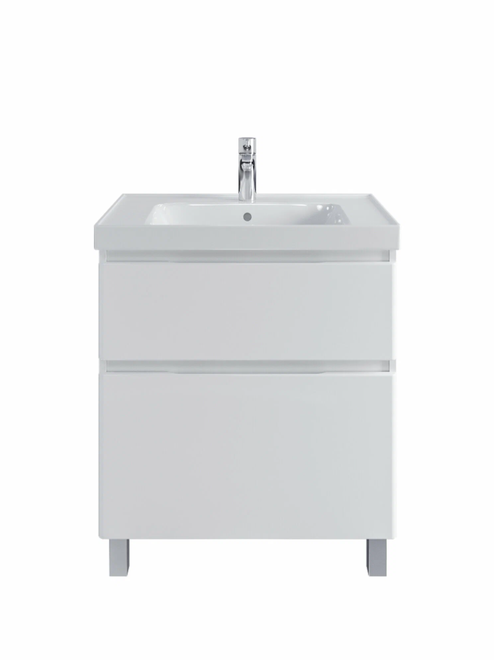 Тумба подвесная SanStar Riana 70 с раковиной Грейс 70 (комплект), белая