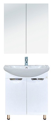 Тумба с раковиной Misty Лаванда 70 белый