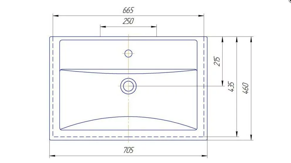 Тумба напольная 3 ящика Corozo Каролина 70 Z3 с раковиной Фостер 70, белая от магазина Vanna-Vanna.ru!