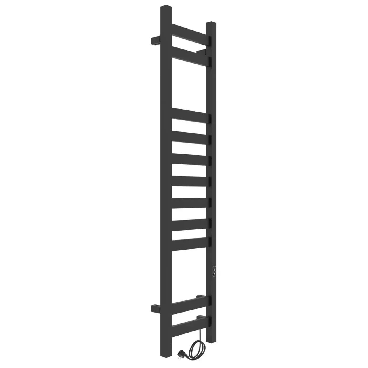 Полотенцесушитель электрический Laris Флавиа ЧКЧ П11 200х1000 правый, черный матовый муар