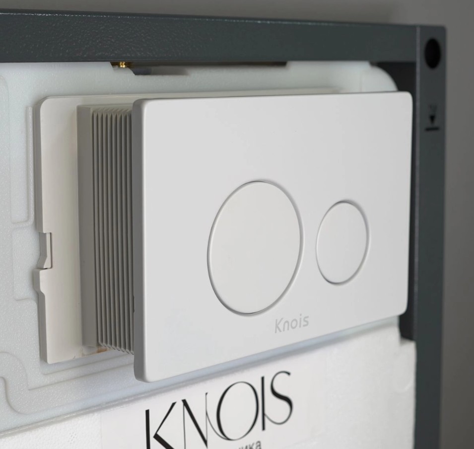 Кнопка смыва Stella Polar KN9900024 круглая, белая