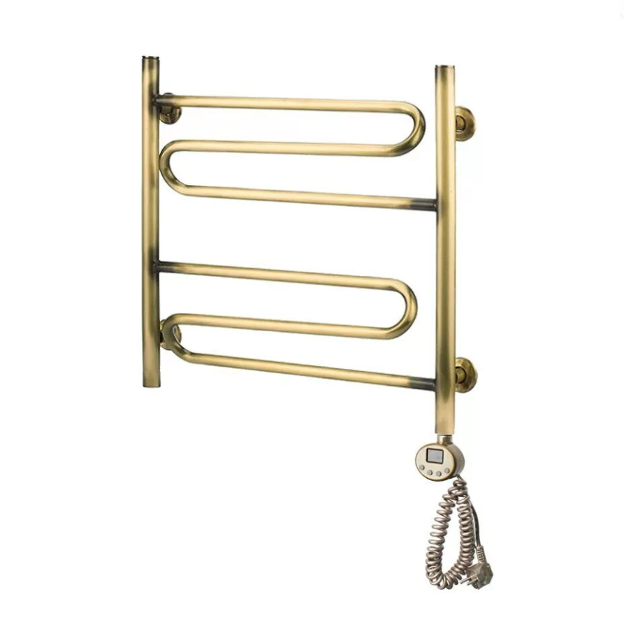 Полотенцесушитель электрический Domoterm Офелия П6 500x500 АБР ER, античная бронза