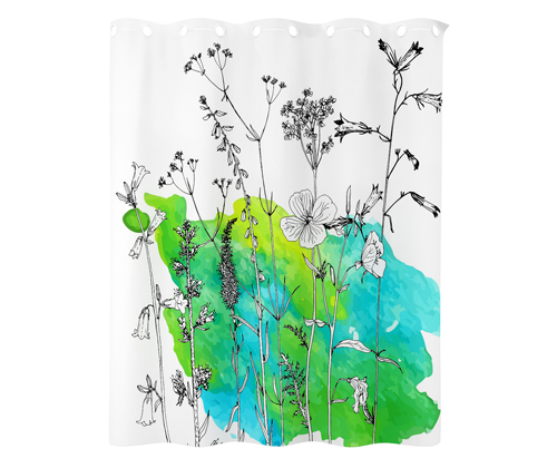 Тканевая шторка WasserKraft Dill SC-39103