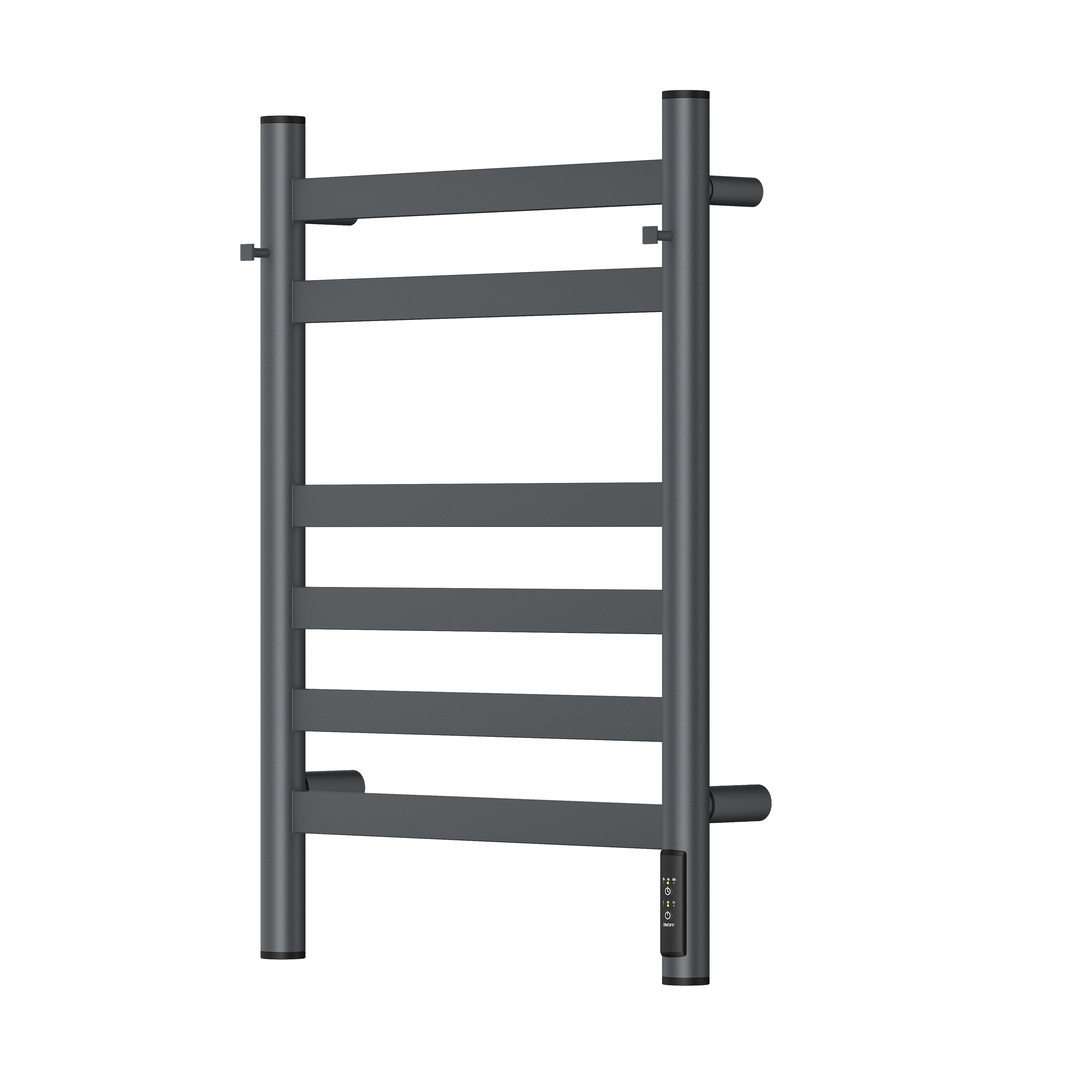 Полотенцесушитель электрический APEXTERMO Sfera SF10164GF 600x400 с крючками, графит металлик