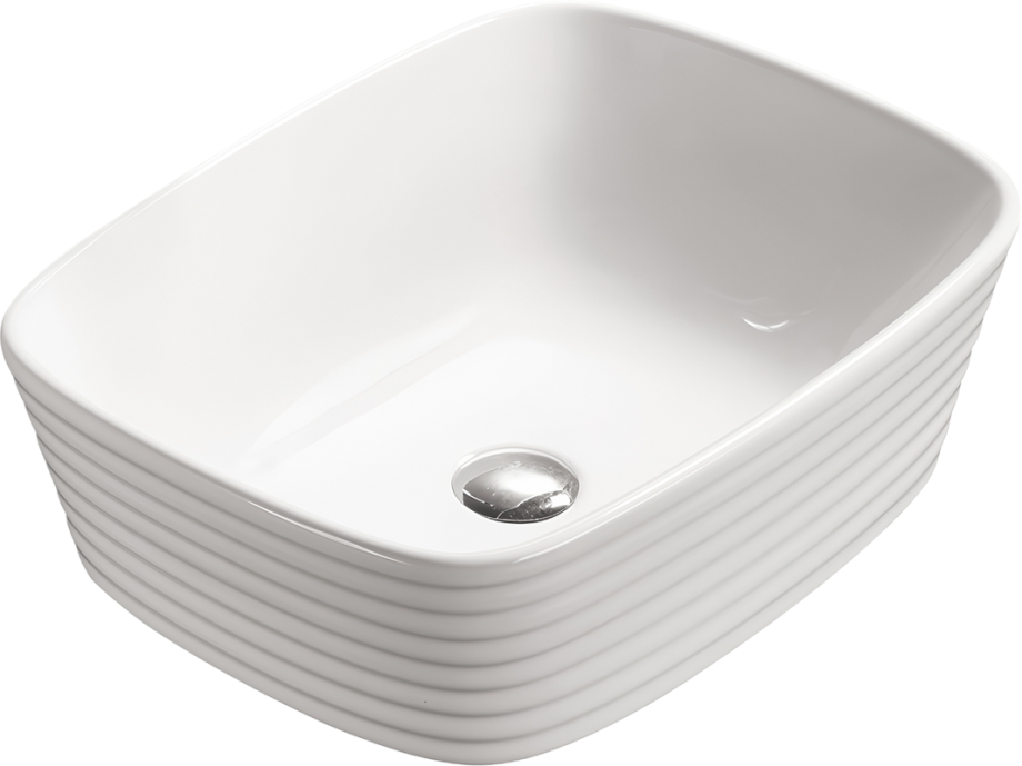 Раковина SantiLine SL-1060 накладная, белая