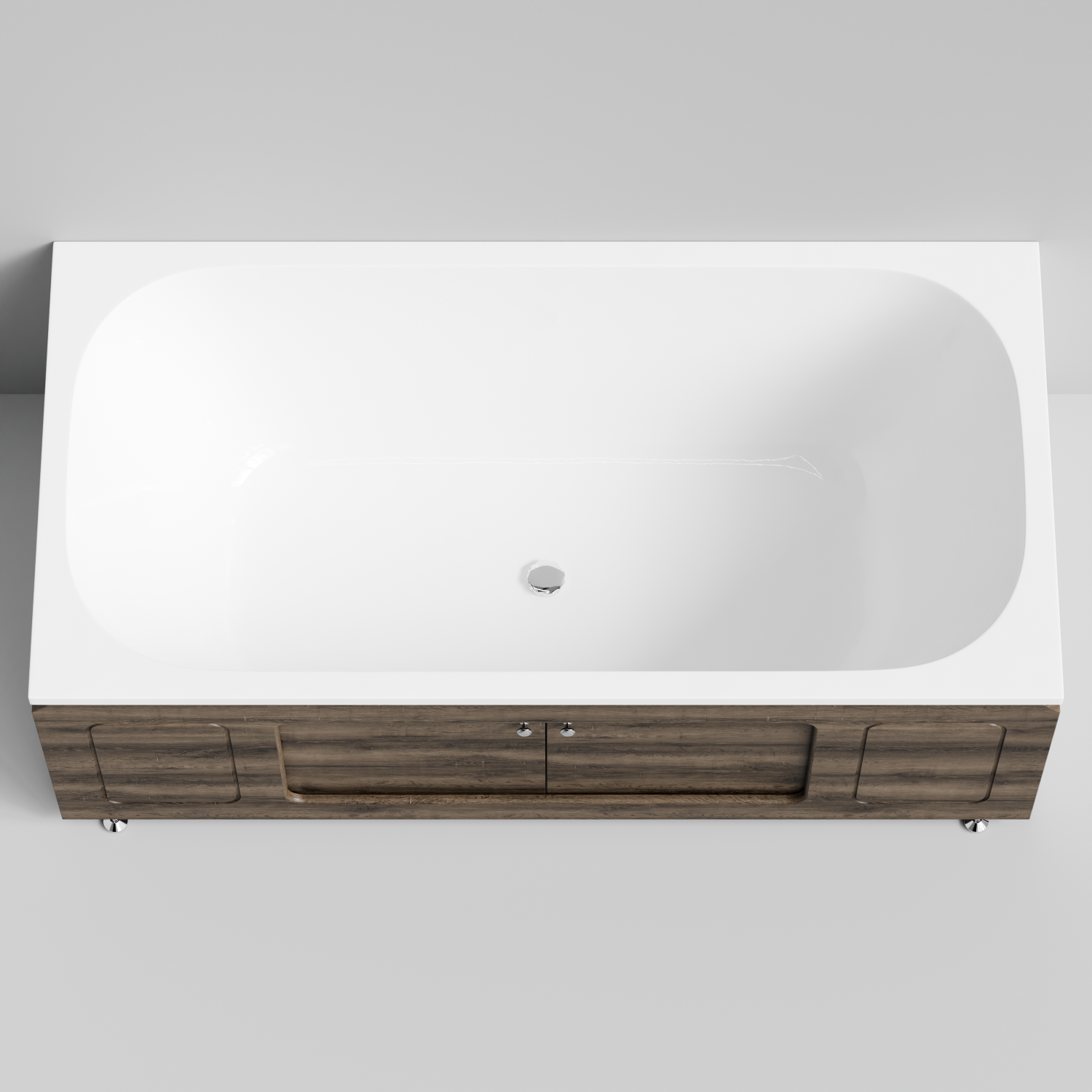 Экран под ванну Vod-ok Лидер 170 раздвижной Дуб крымский коричневый